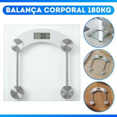 Imagem de Balança Digital Vidro Até 180kg - Original Glass