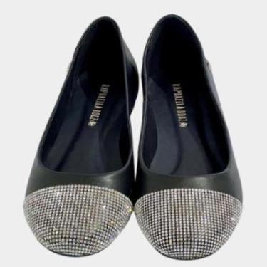 Imagem de Sapatilha Feminina Raphaella Booz Nap Soft Preto com Detalhe em Cristal-Feminino