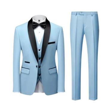 Imagem de Terno Masculino Casual De Negócios Para Casamento E Festa, Tamanhos M-