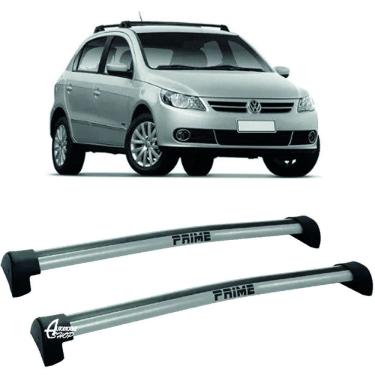 Imagem de Rack Teto Aluminio Prime VW Gol G5 08/ 12 Prata PR021
