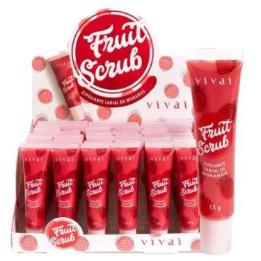 Imagem de Esfoliante Lábial De Morango Fruit Scrub Vivai