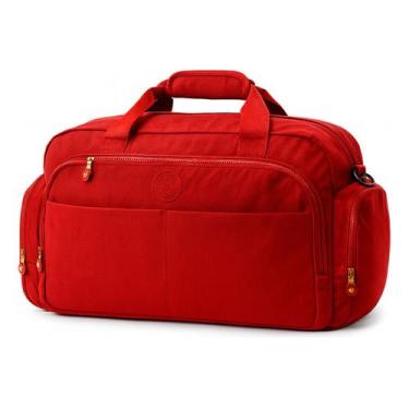 Imagem de Bolsa Mala para Academia e Viagem com Alça Transversal e 5 Bolsos - Mi