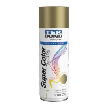 Imagem de Tinta Spray Dourado Uso Geral 350ml SuperColor Tekbond