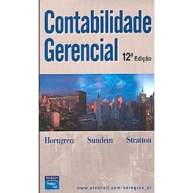 Imagem de Contabilidade Gerencial - Pearson Universidades