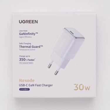 Imagem de Carregador UGREEN Nexode Mini 30W PD PD 3.0 USB C GAN ( Cor-Roxo ) c/ 