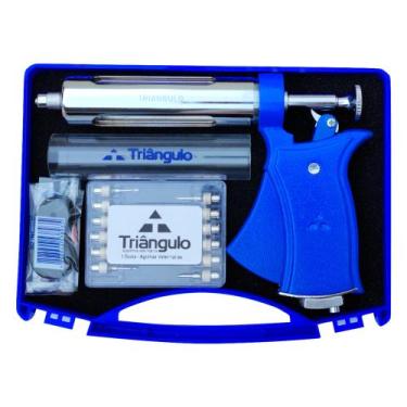 Imagem de Seringa vet. aut. 50ml completa ( maleta / cabo colorido ) - TRIANGULO