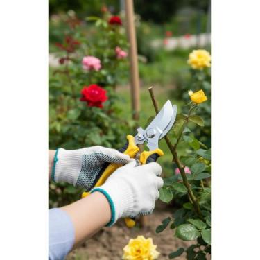 Imagem de 2x Tesoura de Poda Profissional Aço: Corte Fácil Galhos Gros - Congrat