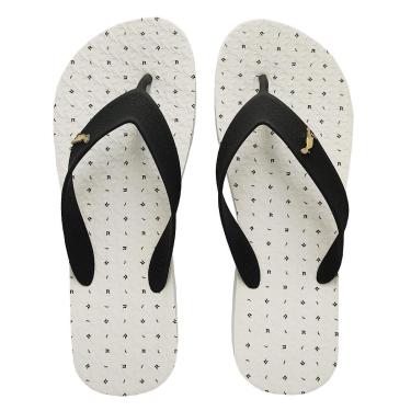 Imagem de Chinelo Reserva Go Sandália Masculino Branco Preto Trancoso RSV Pattern-Masculino
