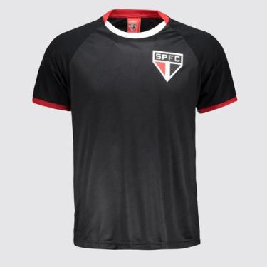 Imagem de Camisa São Paulo Entoar Preta - Braziline, GG