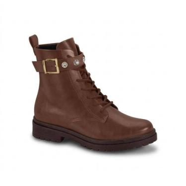 Imagem de Bota Feminina Beira Rio Cano Curto Fivela Confortável Original - - Mol