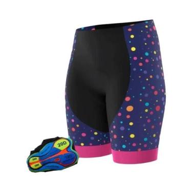 Imagem de Calças De Ciclismo Femininas De Verão Com Almofada De Gel 20D Para MTB
