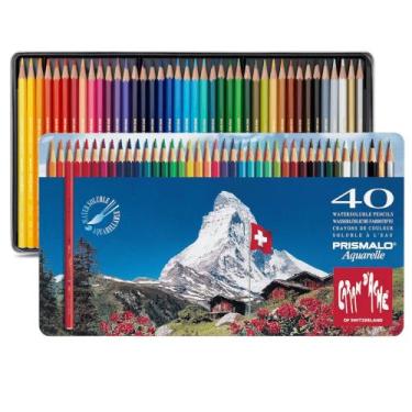 Imagem de Lápis de Cor Aquarelável Caran D'ache Prismalo 40 Cores - CARAN DACHE
