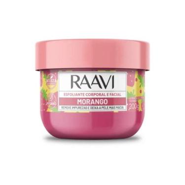 Imagem de Creme Esfoliante Corporal E Facial Raavi Morango 200g