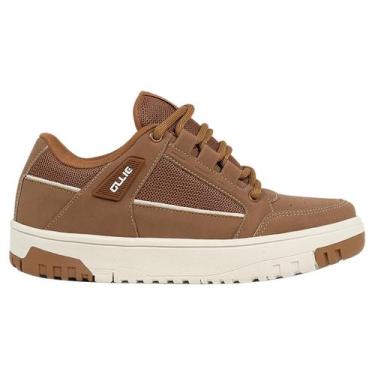 Imagem de Tênis Ollie Flip 2 Masculino Adulto Skate Trabalho Casual, Marrom, 43