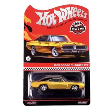 Imagem de Hot Wheels Rlc 1969 Dodge Charger R/T Dourado Detalhe