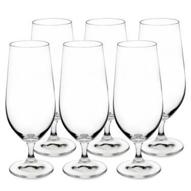 Imagem de Conjunto com 6 tacas cristal para cerveja anna 380ml bohemia, 380ml