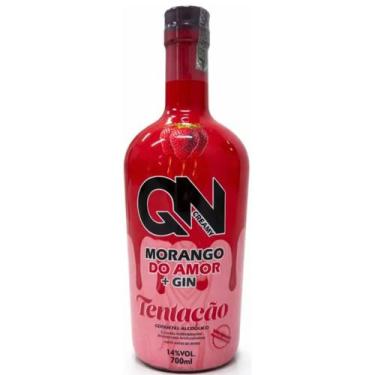 Imagem de Licor Cremoso QN Morango Do Amor Cream Tentação 700ml