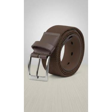 Imagem de Cinto Elástico Masculino Couro 4cm - Congratulations Store
