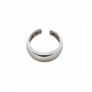 Imagem de Bracelete de luxo com cravação lateral banhado a ródio branco - VIDIÈ