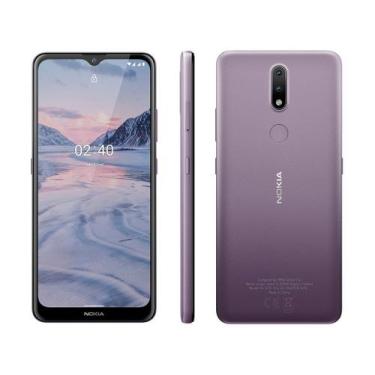 Imagem de Smartphone Nokia 2.4 64GB Roxo 4G Octa-Core 3GB RAM Tela 6,5 Câm. Dupl