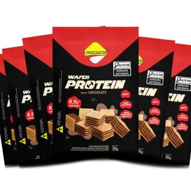 Imagem de Kit 6 Unid. Wafer Protein Lowçucar Sabor Amendoim 35g