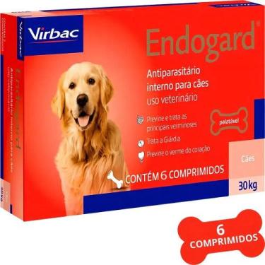 Imagem de Vermífugo Virbac Endogard 30kg para Cães Nematóides Cestóide - Congrat