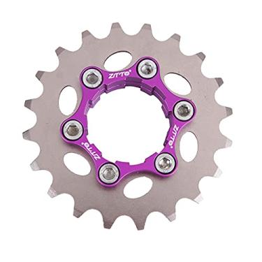 Imagem de YIJU Kit de conversão de velocidade única leve para cassete 1 velocidade, adaptador 10/11S HG Hub Espaçador Reencaixe Componente para Mountain Road Bikes - 20T