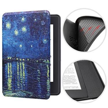 Imagem de CCOO A capa serve para o novo Amazon Kindle Paperwhite [11ª geração, versão 2021], capa macia de TPU (poliuretano termoplástico) premium, função hibernar/despertar automática inteligente