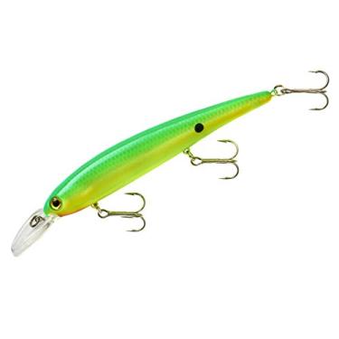 Imagem de Isca de pesca Bandit Walleye Minnow Jerkbait, 11,4 cm, 147 g, Taco Salad, Shallow (Trolls to 12')