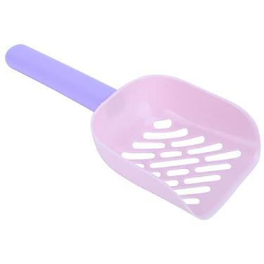 Imagem de GLOGLOW Pá de areia de gato, colher de areia de gato ferramenta de limpeza de animais de estimação fezes de banheiro colher de areia de gato ferramenta de limpeza de pá de peneira de animais de estimação ferramenta de limpeza de animais de estimação vaso sanitário (roxo) colheres de areia