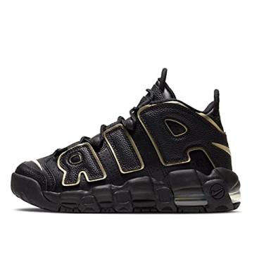 Imagem de Nike Air More Uptempo GS 'Black Gold Star' DD3038-001 (6.5, Numeric_6_Point_5)