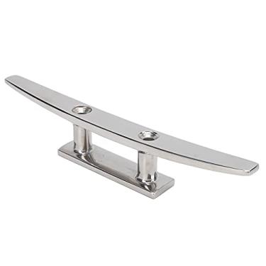 Imagem de Akozon Grampo de doca, 25,4 cm para barco marítimo de ancoragem para barco grampo de corda base aberta aço inoxidável resistente