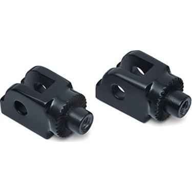Imagem de Kuryakyn 8946 Splined Male Mount Peg Adapters for Front Footpegs and Floorboards: 2018-19 Harley-Davidson Softail Motorcycles, Gloss Black, 1 Pair