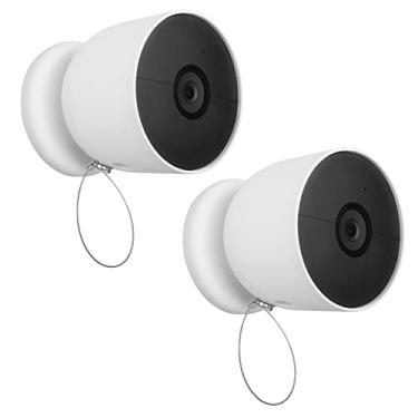 Imagem de HOLACA Corrente de segurança antiqueda e antiqueda para bateria Google Nest Cam - segurança extra para sua câmera de bateria Google Nest Cam