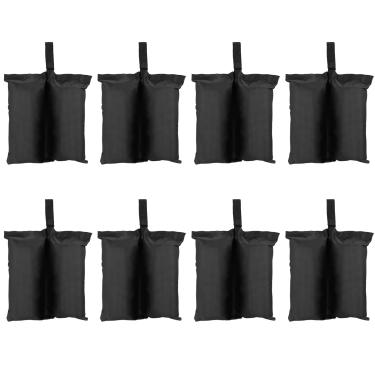 Imagem de PINGEUI Pacote com 8 sacos de areia para tenda de dossel, sacos de peso de dossel, saco de areia para tenda pop up, gazebo, abrigo de sol externo instantâneo