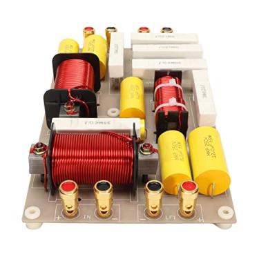 Imagem de Filtros Crossover de 3 Vias Divisor de Frequência, Divisor de Frequência de Áudio do Alto-falante de 800 W Filtros Crossover de 3 Vias com Graves Agudos Ajustáveis ​​para Alto-falante de Palco