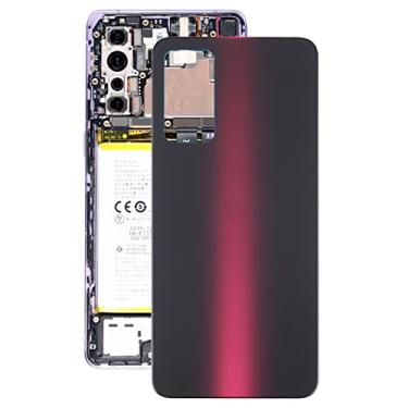 Imagem de HUANGYUNCHAO Acessórios telefônicos Tampa traseira da bateria original para T-Mobile Revvl V+ 5g Substituição do telefone celular