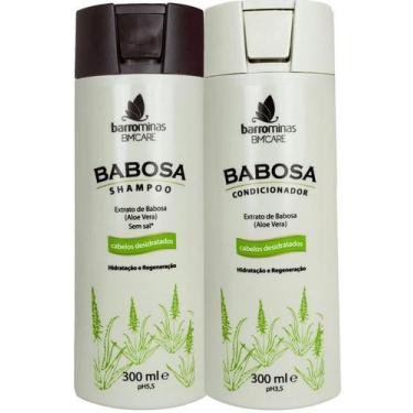 Imagem de Barrominas Aloe Vera Shampoo E Condicionador Cabelos Desidratados - Ba
