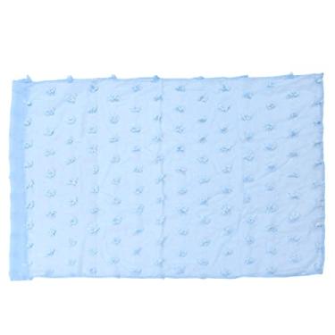 Imagem de OKJHFD Cortina Transparente Poliéster Cortina de Janela Decoração de Sala para Varanda Quarto.39,4x51,2 Pol.(Blue)