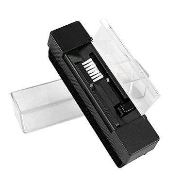 Imagem de Fesjoy Escova de limpeza de discos de vinil, kit de limpeza de discos de vinil 3 em 1 com escova de veludo de fibra de carbono, escova de limpeza universal para fonografia, toca-discos, DVD VCD Disk