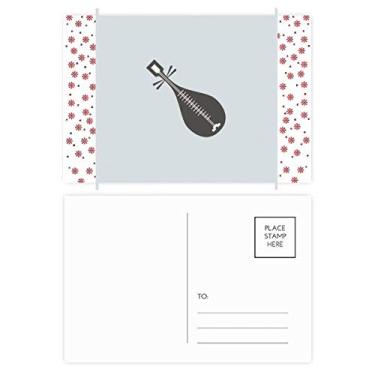 Imagem de Pipa Instruments Cartão postal Bênção Flor Natal Natal Estampa China Cartão postal