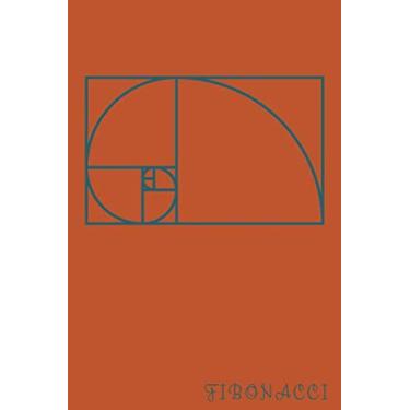 Imagem de Fibonacci: Half Graph 5x5 / Half Blank Notebook Journal 6x9" 120 Pages | This Book Is Inspired By Inspiration With Shapes And Geometry