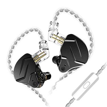 Imagem de Andoer Fones de ouvido intra-auriculares com fio KZ ZSN PRO X Fones de ouvido DIY 1BA + 1DD Hybrid Driver HIFI DJ Monitor Fone de ouvido esportivo para corrida