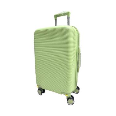 Imagem de Mala De Bordo 10Kg Polipropileno Inquebrável Verde Giratória