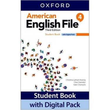 Imagem de American English File 4 - Student Book With Digital Pack - Third Editi