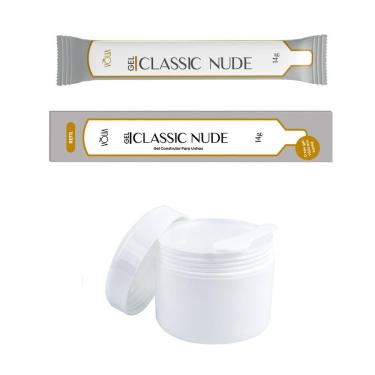 Imagem de Sachê Gel Construtor Classic Nude Vòlia + Pote Reutilizável