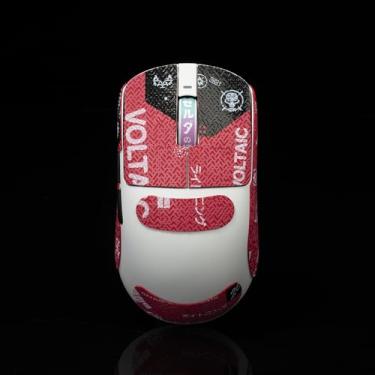 Imagem de Hokeyio Adesivo Gamer Mouse Grip Tape para VGN Dragonfly R1 Pro MAX VXE Max, antiderrapante, suga suor, pré-corte, fácil instalação, Blood X