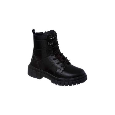 Imagem de Bota Coturno Infantil Feminina Ortopé Glam Boot Preta