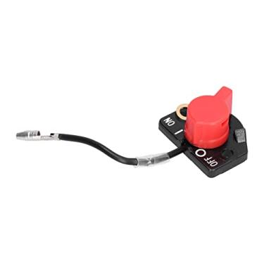 Imagem de EY20 Power Flameout EY20 Flameout Switch, EY20 Power Flameout Switch Switch, ABS Preto e Vermelho ON Off Stop Switch Acessório para Motor EY20