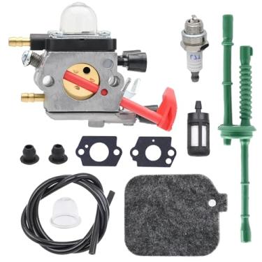 Imagem de Amazeful Carburador BG50 para soprador de folhas Stihl BG45 BG46 BG55 BG65 BG85 SH55 SH85 substitui 4229 120 0650 4229-120-0608 4229-120-0610 com ar Filtrar